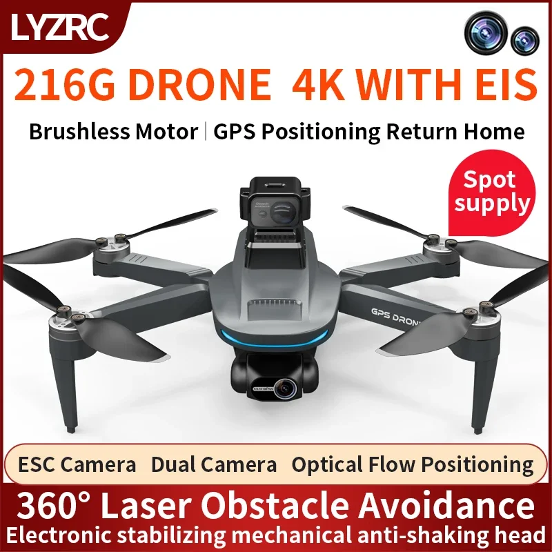L200 PRO MAX Drone 4K 2-Axis P - Drone Gimbal Brushless ulasan dan harga
