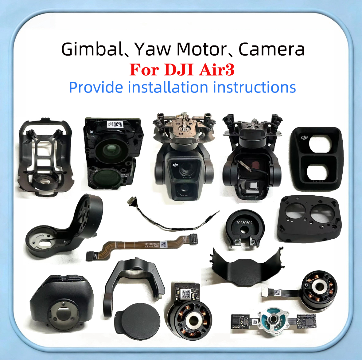 Mavic Air 3 PTZ Gimbal Cable C - Drone Gimbal Case ulasan dan harga