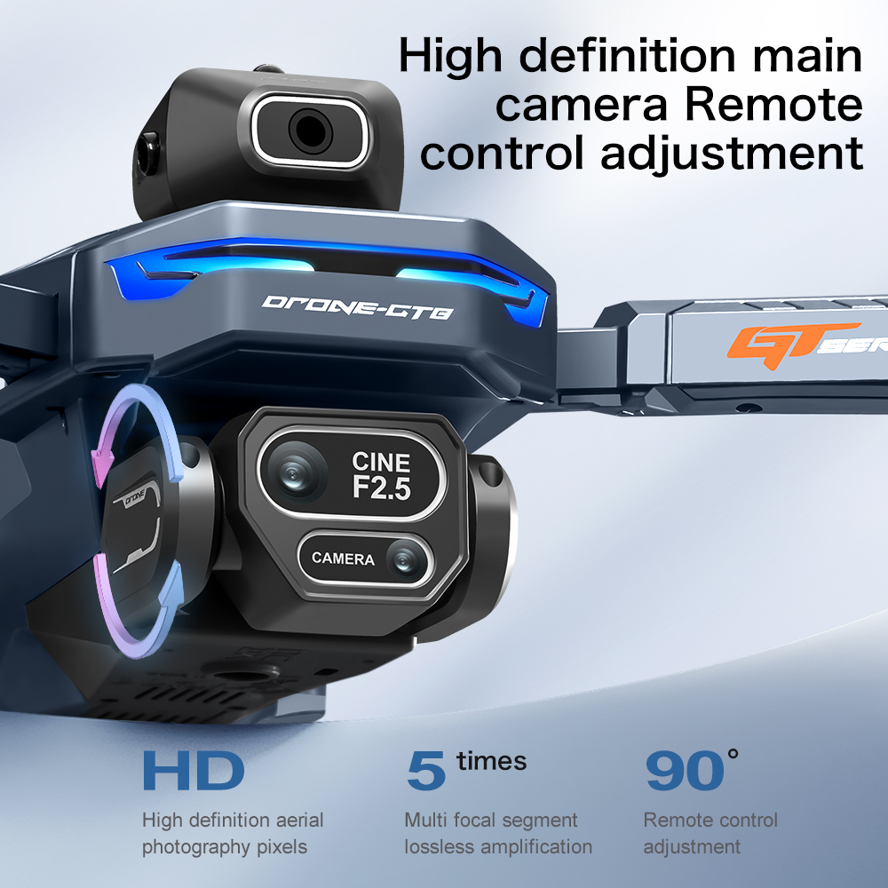 2026 New GT8 Drone GPS 8K Prof - Drone Gimbal 3 Axis ulasan dan harga