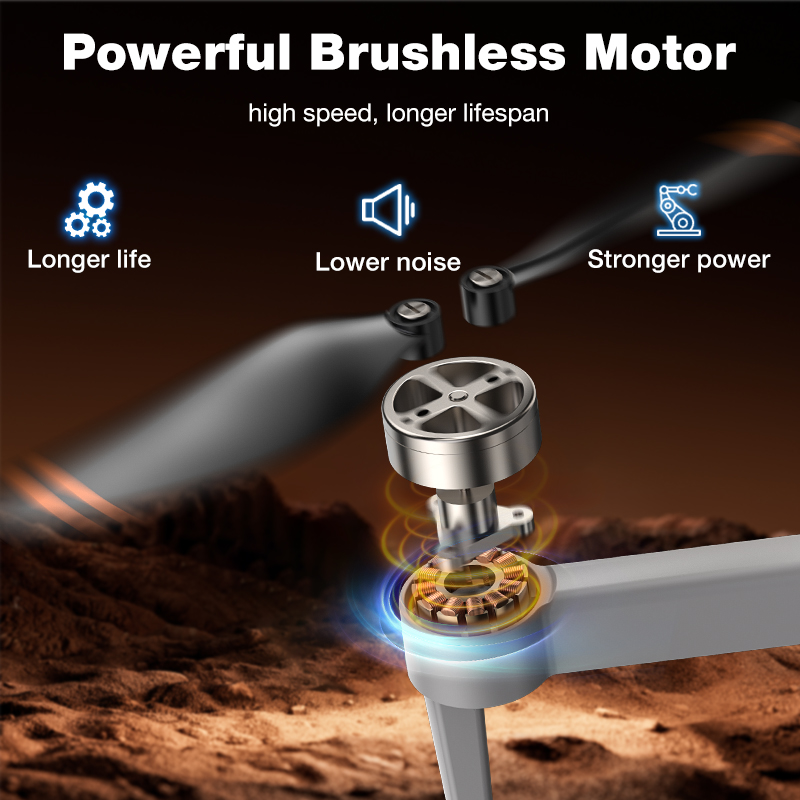 2026 Hot L017 Pro Drone Brushl - Drone Gimbal 3 Axis ulasan dan harga