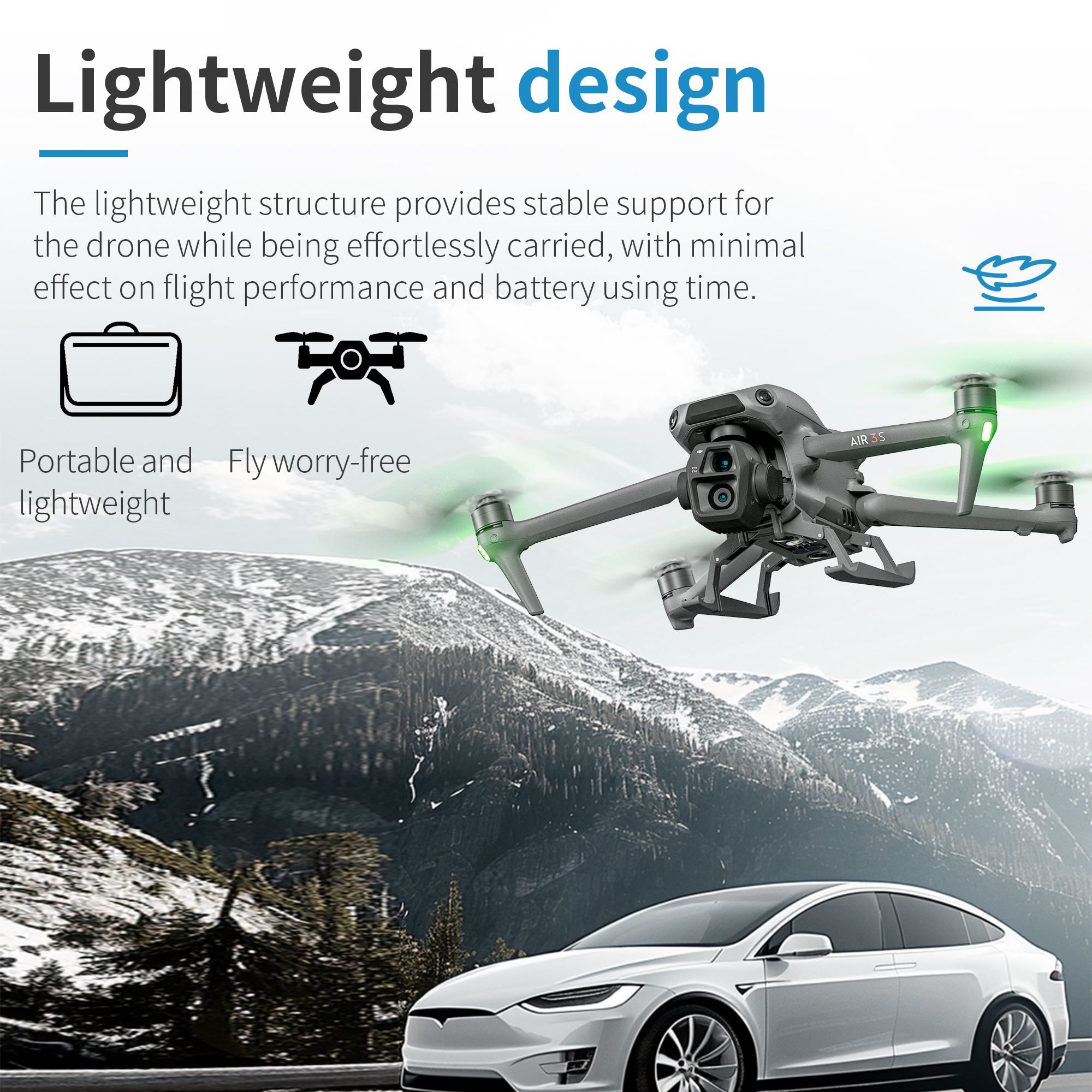 STARTRC for DJI AIR 3S drone l - Drone Gimbal Mount ulasan dan harga