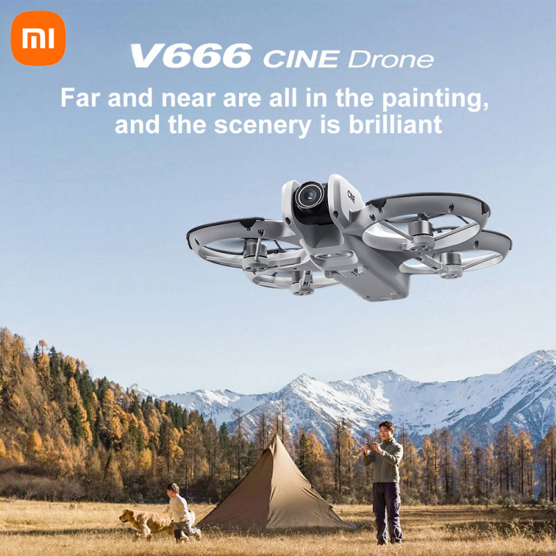 Xiaomi V666 Drone 8K Aerial HD - Drone Gimbal 3 Axis ulasan dan harga