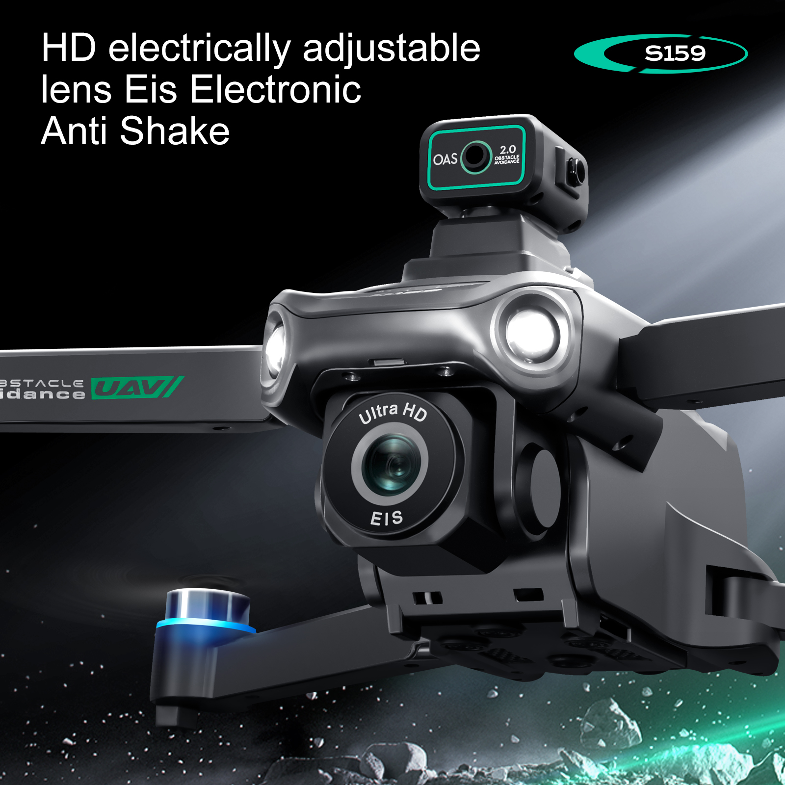S159 GPS Drone 4K Profesional  - Drone Gimbal Brushless ulasan dan harga